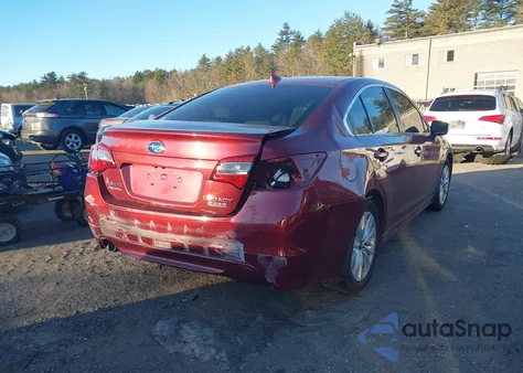 2016 Subaru Legacy 2.5I Premium z USA, uszkodzony, nr VIN 4S3BNAC66G3058395